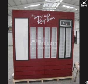 Top Quality Cosmetic Display Cabinet Showcase With Led Light For Sunglasses