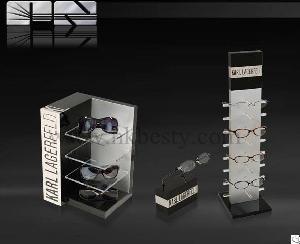 Transparent Acrylic Sunglass Display Set