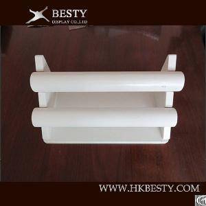 White Acrylic Bracelet Holder In Customized Size