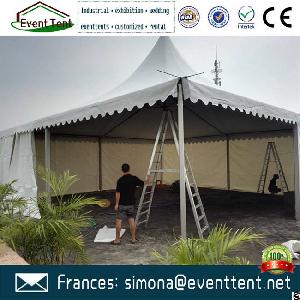 Customized Fireproof Pvc Fabric 3x3m 4x4m 5x5m Pagoda Tents For Sale To Uk