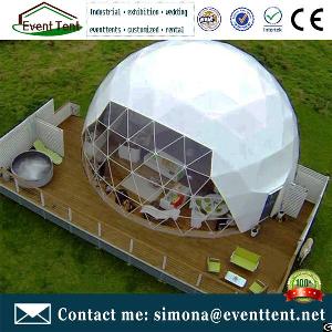 Geodesic Dome Tents With Lighting Glass Igloo Marquee Party Event Canopy Room