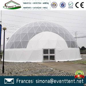 Luxury Geodesic Dome Tents, Steel Structure Dome Tent With Clear Pvc Fabric