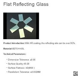 flat reflecting mirror