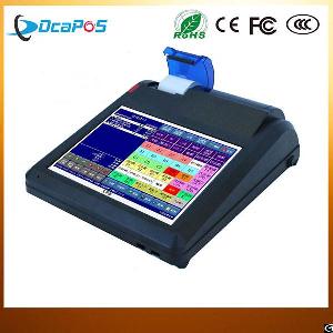 pos system machine 58mm printer led8 display