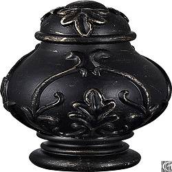 Flower Rattan Style Resin Finial