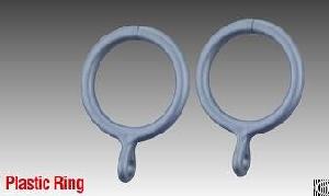 plastic curtain rod rings