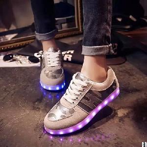 Fashion 8 Colors Men Led Shoes