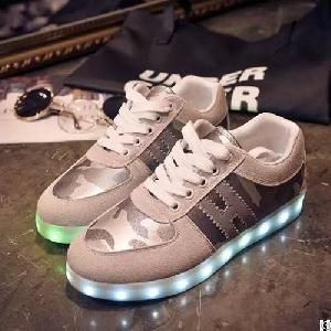 glowing led lights colorful shoes