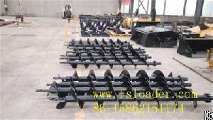 auger attachments skid loader excavator