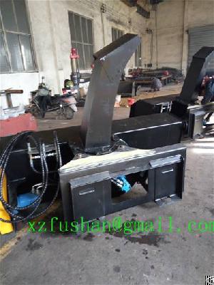 snow removal machine skid steer loader thrower
