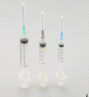 demo disposable safety syringe