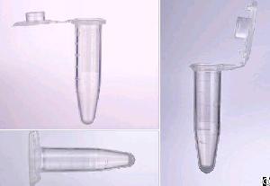 demo medical 0 6 ml sterile plastic test tubes lids