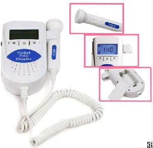 demo medical ce fda approved lcd display portable pocket doppler fetoal