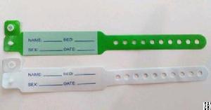 demo medical ce iso13485 disposable plastic adult child id band