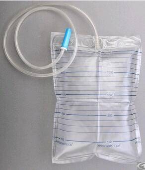 Demo Medical Disposable 2000ml Adult Urine Bag For Male And Female, With Drain System