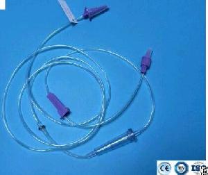 Demo Medical Disposable Feeding Compat Pump Set With Spikeright And Y Adapter