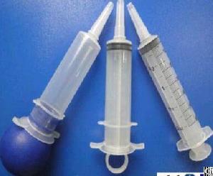 demo medical disposable 60ml bulb syringe irrigator