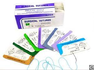 Demo Medical Disposable Sterile Surgical Sutures With Needle