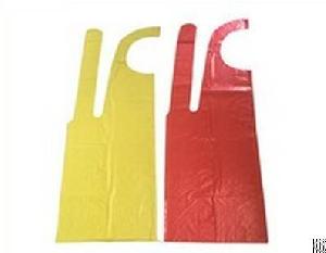 Demo Medical Disposable Waterproof Pe Apron For Cleaning