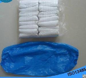 demo medical disposable waterproof pe oversleeves sleeve cover