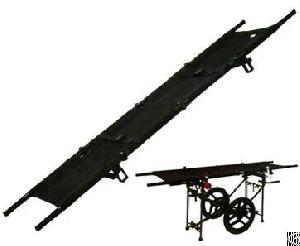 Demo Medical Military Use Medical Device 4 Folded Aluminum Army Stretcher