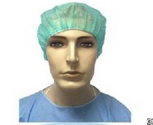 Demo Medical Non-wowen Surgical Bouffant Head Round Cap For Single Use