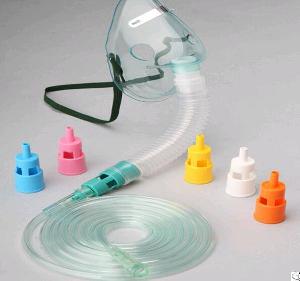 demo medical respiratory prod venturi oxygen mask 6 diluters clinical nebulizer