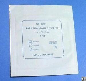 Demo Medical Surgical Dressing Sterile Paraffine Gauze