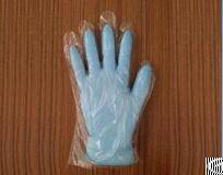 Demo Transparent Plastic Pe Glove , Medical Disposable Plastic Pe Glove