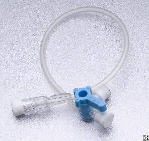 Demo Medical Two Way Stopcock With Extension Tube