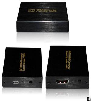 Av To Hdmi Converter With Cvbs Signal Audio L / R Input Signal Into The Hd Output