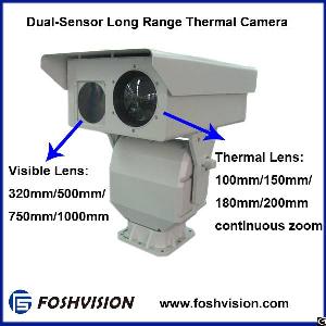 Long Range Day And Thermal Camera For Border Security, Forest Fire