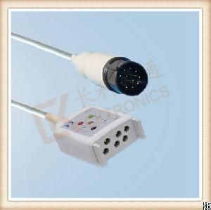 16.2nihon Kohden 11 Pin Ecg Trunk Cable 5 Leads Ck-e226-f50
