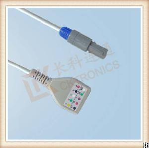 2.2biosys 6 Pin Ecg Trunk Cable 5 Leads