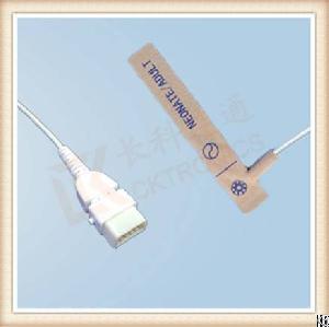 Bci 9 Pin Neonate / Adult Spo2 Sensor , Compatible Bci 1300, 1301, 1303, 1302 Disposable Sensors