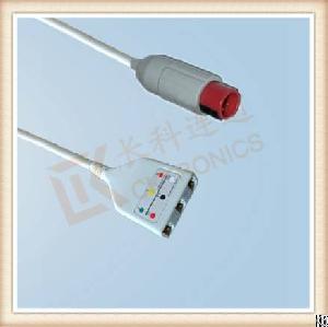 bionet 8 pin 5 leads ecg trunk cable