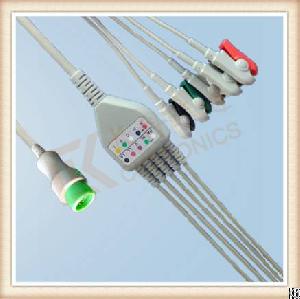 Fgh Bruker 12 Pin One Piece Ecg Cable