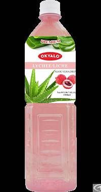 Okyalo Lychee Aloe Vera Drink In 1.5l, Okeyfood