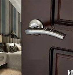 zinc alloy door handle surface installation