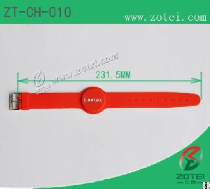 rfid silicone wristband tag zt ch 010