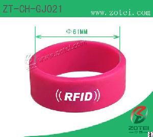 rfid silicone wristband tag zt ch gj021