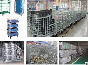 Pallet Mesh Containers For Transport