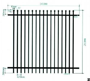 Face Welded Spear Top School Fencing