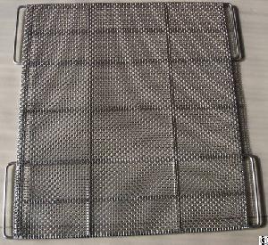 manufacutrer stainless steel woven mesh tray