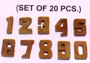 Wooden Numbers 0-9