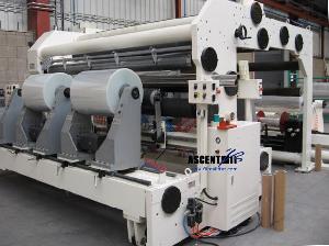 vp station rewinder slitting rewinding machine plastic film ttr slitter