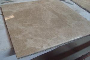 Marble-light Emperador-laminated With Honecomb-longtops Stone