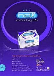 Contact Lens Premium High Definition Max Hdx55 6pk