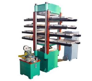 rubber tile vulcanizing press