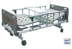 manual 2 rocker nursing hospital bed abs head surface truckles